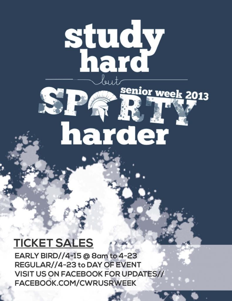 CWRU Senior Week Poster