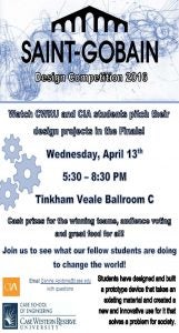 Saint-Gobain competition finals flyer