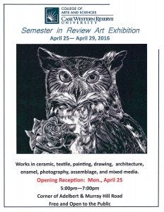 Semester in Review spring 2016 flyer