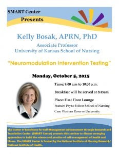 Neuromodulation intervention testing lecture flyer