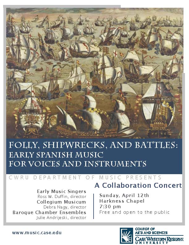 Folly, Shipwrecks, and Battles concert flyer