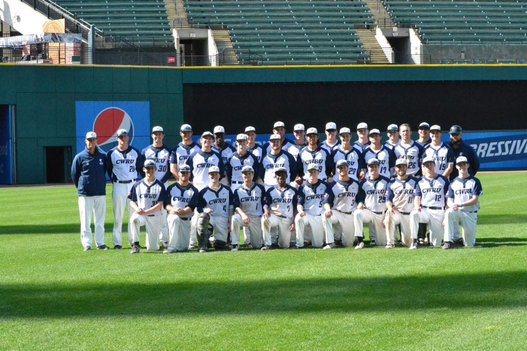 2016 baseball team group photo at Progressive Field