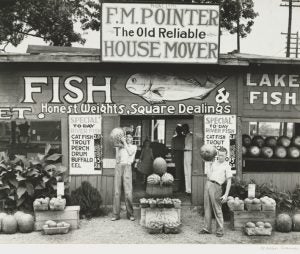Photograph from the "From Riches to Rags: American Photography in the Depression" exhibition at the Cleveland Museum of Art