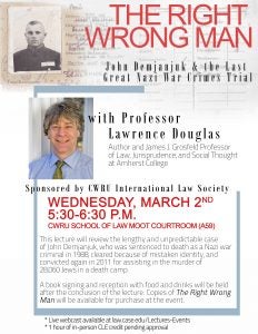 The Right Wrong Man flyer