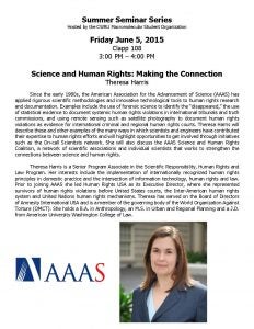 at Summer Seminar Series on Personal Development flyer
