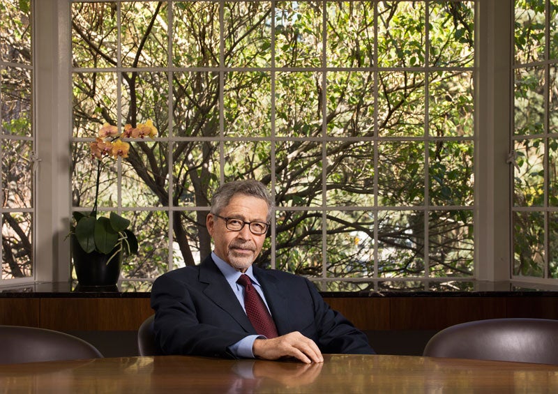 portrait of former Warner Bros. CEO and Chairman Barry Meyer
