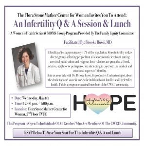 Infertility Q&A flyer