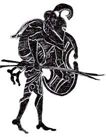 Drawing of Aeneas and Anchises