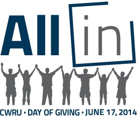 CWRU All In Day of Giving logo