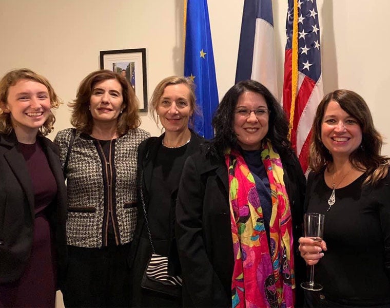 Photo of Kimberly Osbern, Lilas Al Dakr, Charlotte Sanpere, Fabienne Pizot-Haymore and Cheryl Toman