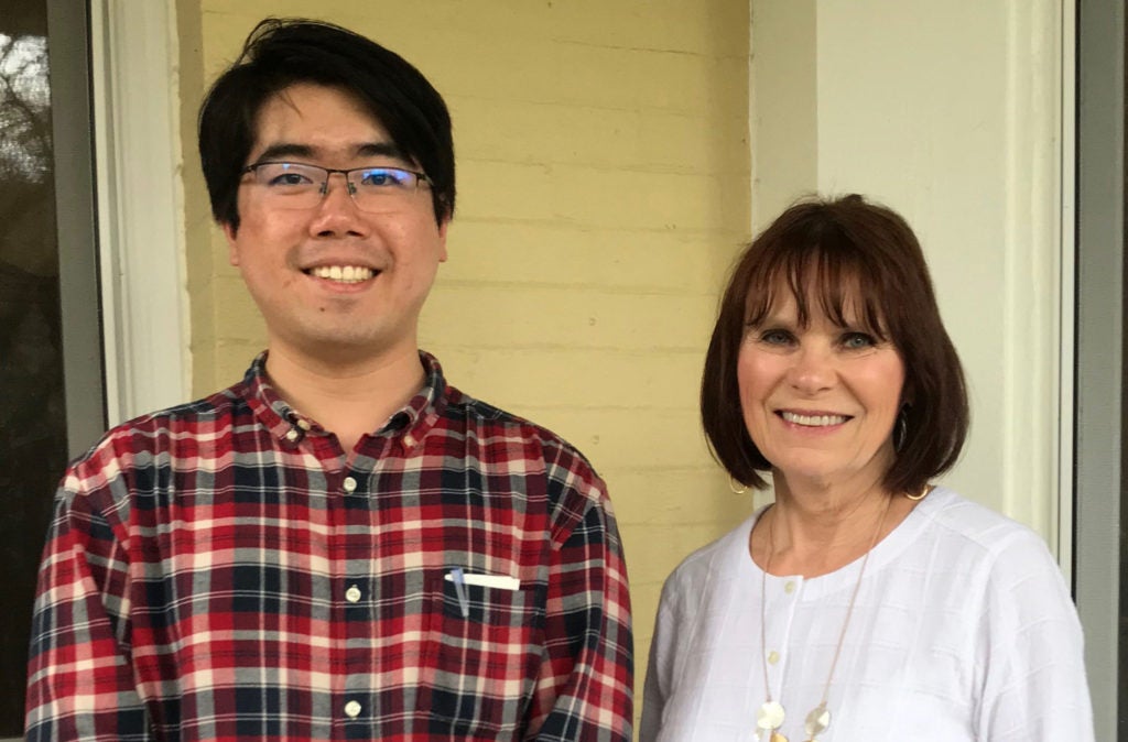 Photo of Bill Ding and Barbara Burgess-Van Aken