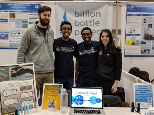 Members of the Billion Bottle Project