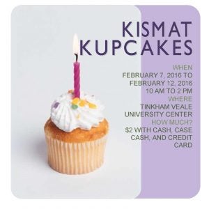 "Kismat Kupcakes" sale flyer