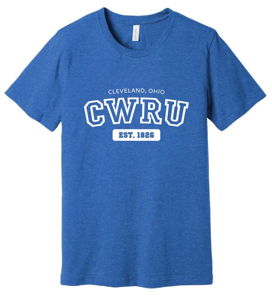 Photo of the Blue CWRU T-shirt