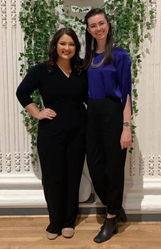 Photo of Kaitlyn Cantu and Christine Smothers