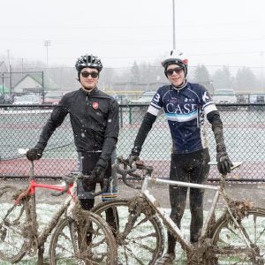 Members of the Case Cycling team