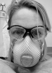 Photo of Case Western Reserve School of Medicine assistant professor Cheryl Cameron wearing a mask