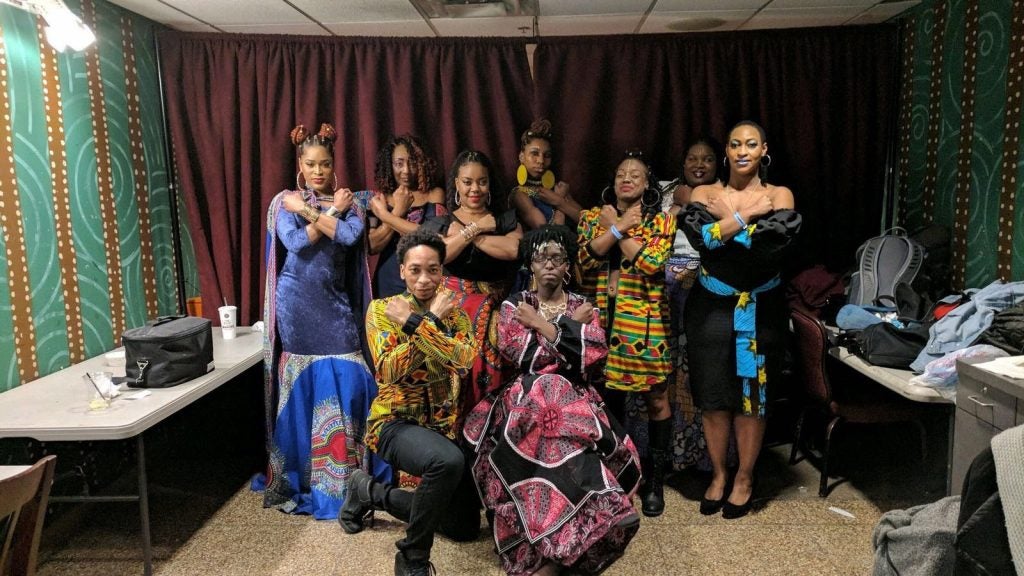 Group photo of individuals wearing clothing sold through Chimu