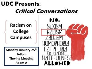 Critical Conversations flyer