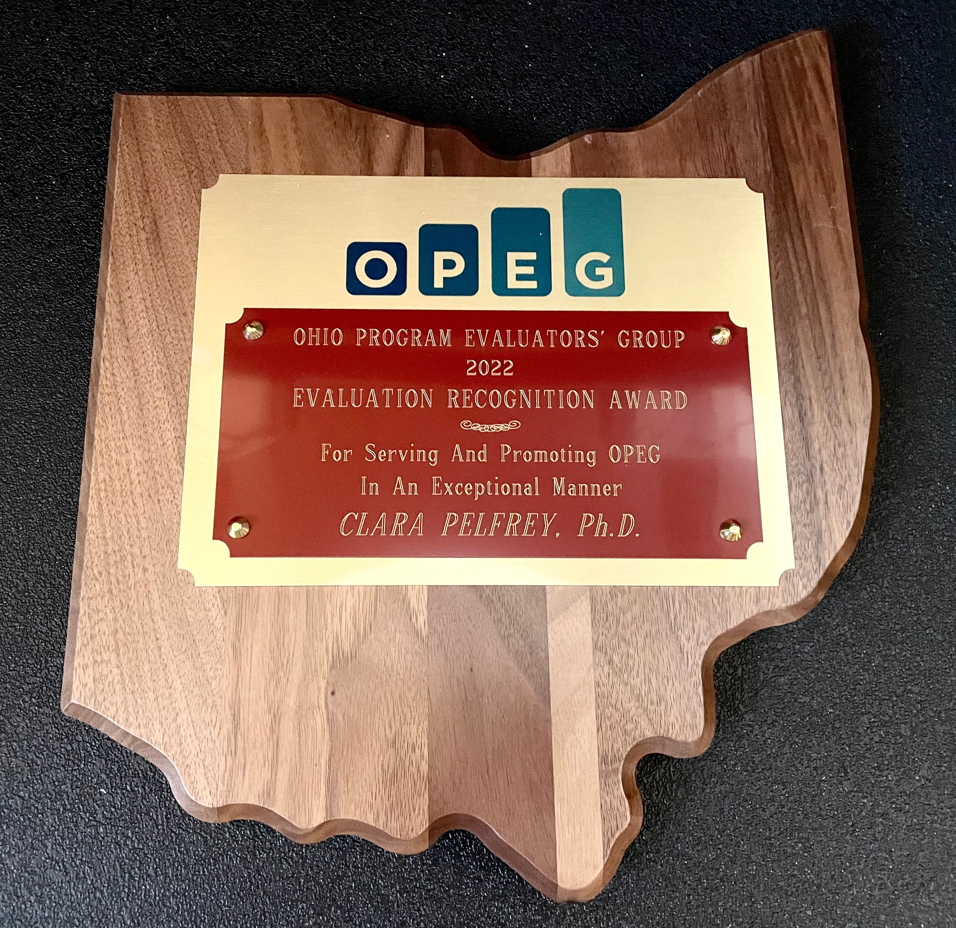Pelfrey 2022 OPEG Award