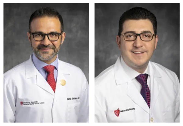 Mehdi Shishehbor, DO, MPH, PhD and Amrou Sarraj, MD.