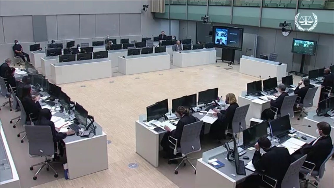 International Criminal Court courtroom