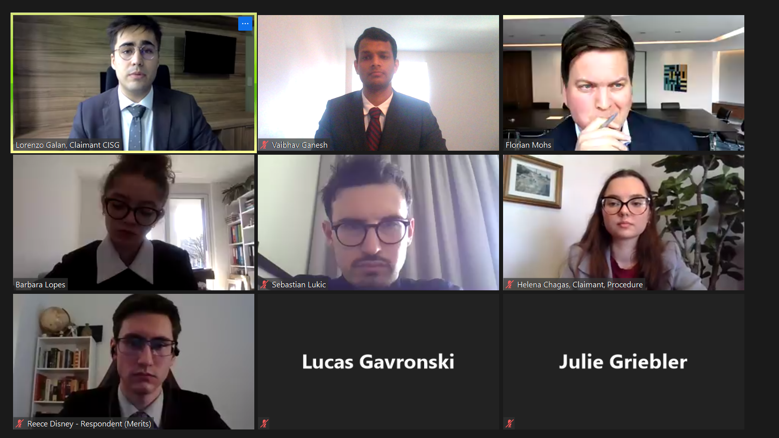 Vis Moot Court team 2021 v2