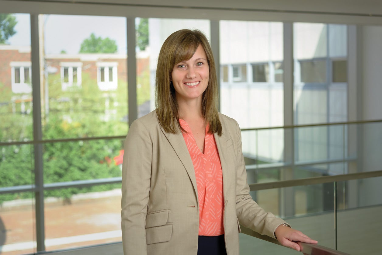 Megan Holmes standing headshot