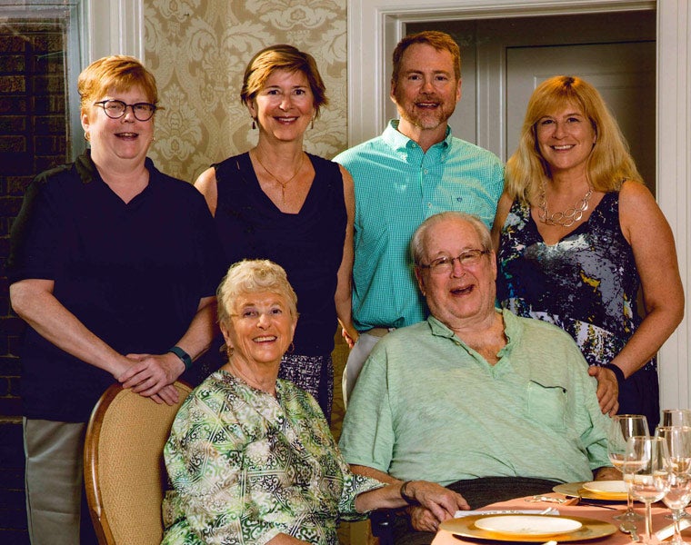Ann and David Brennan with their children Nancy, Beth, Jay and Kathleen