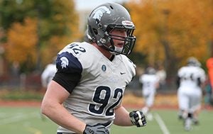 Dayton Snyder in Spartan football game