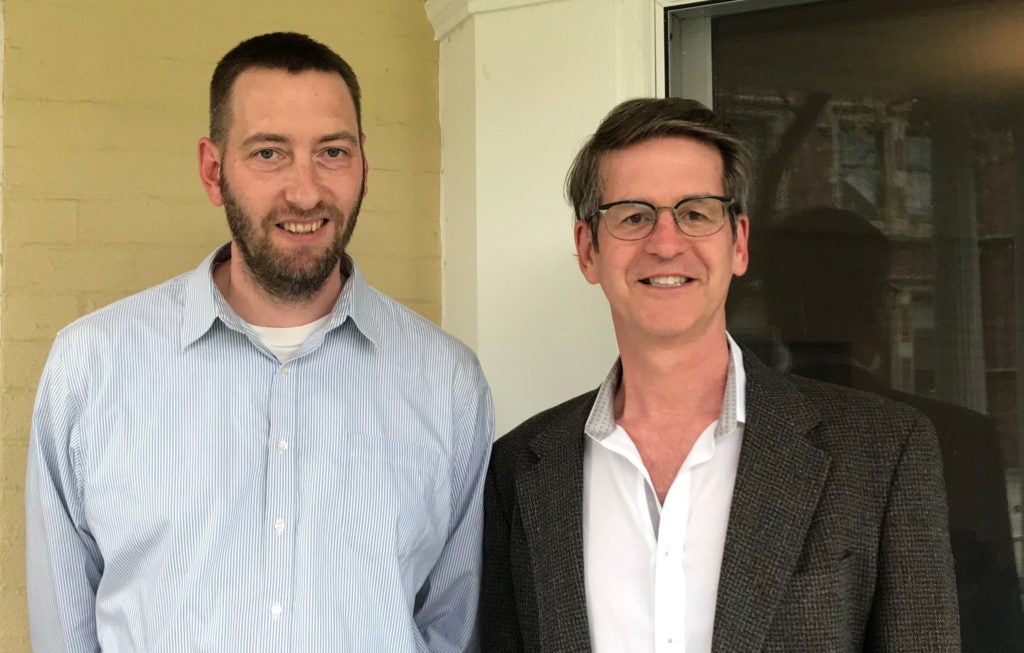 Photo of Eric Chilton and Peter Whiting