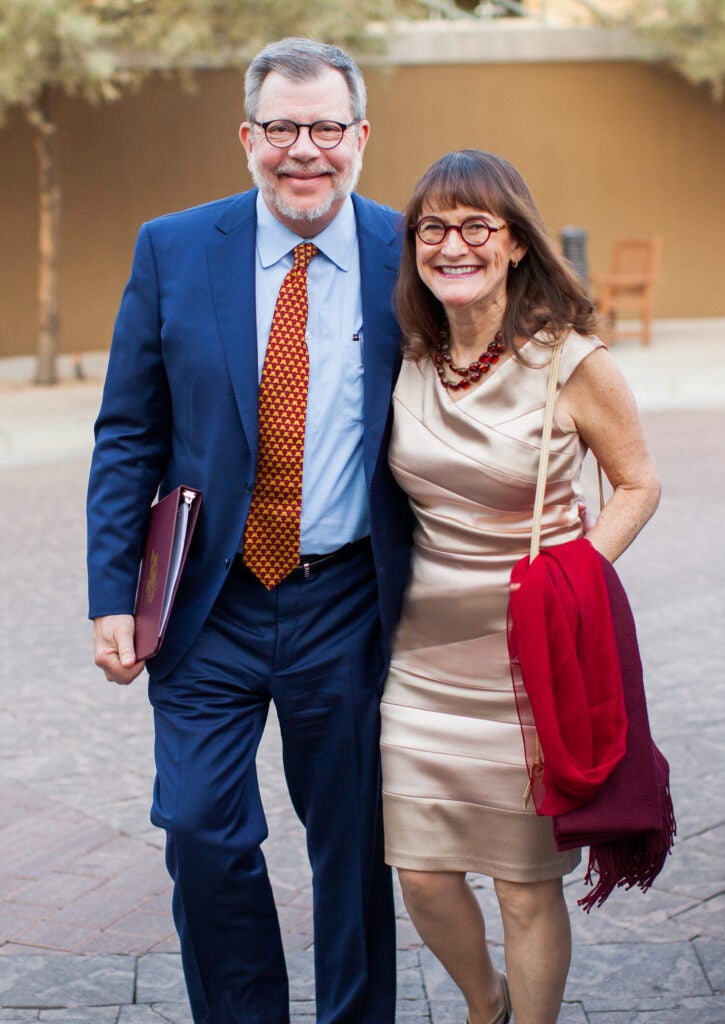 Photo of Eric Kaler and his wife, Karen