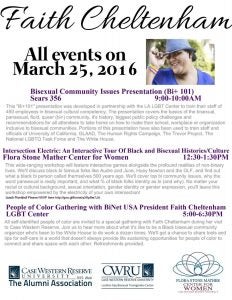 Faith Cheltenham events flyer