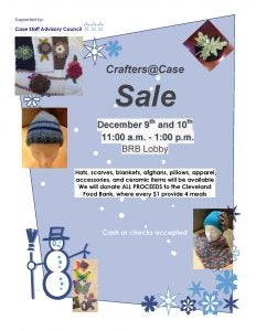 Crafters@Case sale flyer