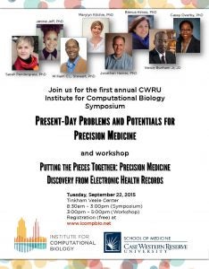  Institute for Computational Biology symposium flyer