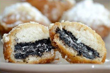 Fried Oreos on a plate