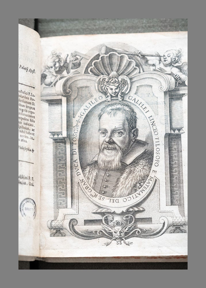 Scanned page of a first-edition book by Galileo