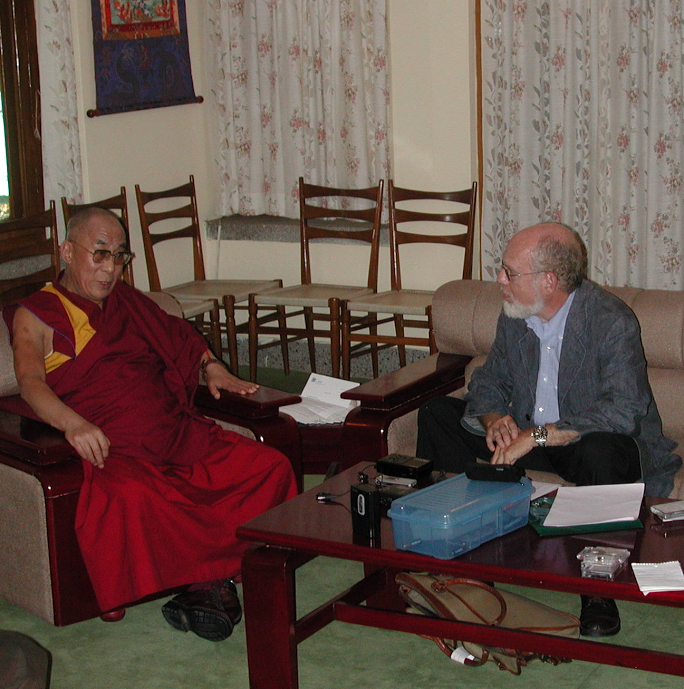 Dalai Lama and Professor Goldstein