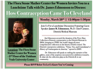 "How Contraception Came to Cleveland" flyer