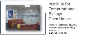 Institute for Computational Biology open house flyer
