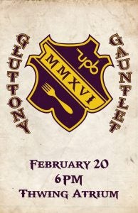 Gluttony Gauntlet flyer