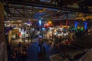 Overhead view of IngenuityFest event