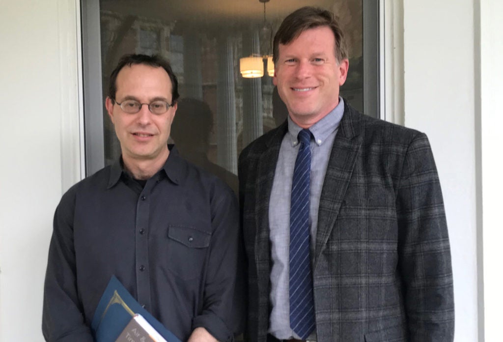 Photo of Jonathan Sadowsk and Timothy Beal