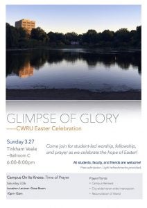 Easter celebration flyer