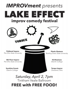 Lake Effect Improv Festival flyer