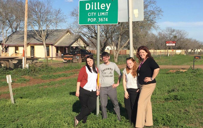 CWRU law students in Dilley, Texas