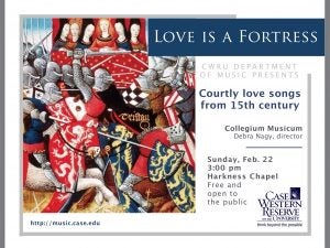 Love is a Fortress flyer