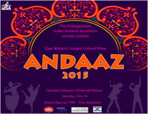 Andaaz 2016 flyer
