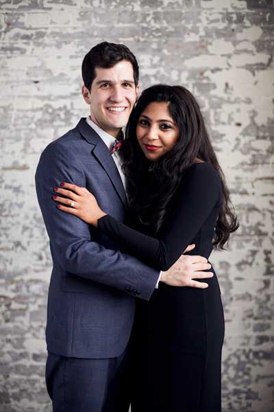 Case Western Reserve University medical students Max Feinstein and Pooja Rambhia