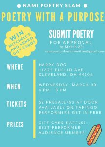 NAMI Poetry Slam with a Purpose event